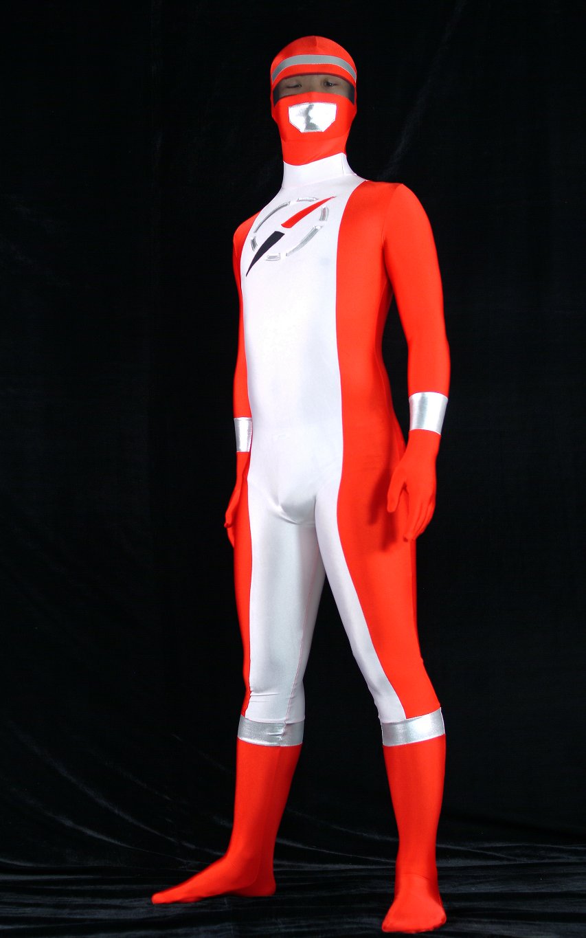 Spandex Ranger Superhero Halloween Costumes